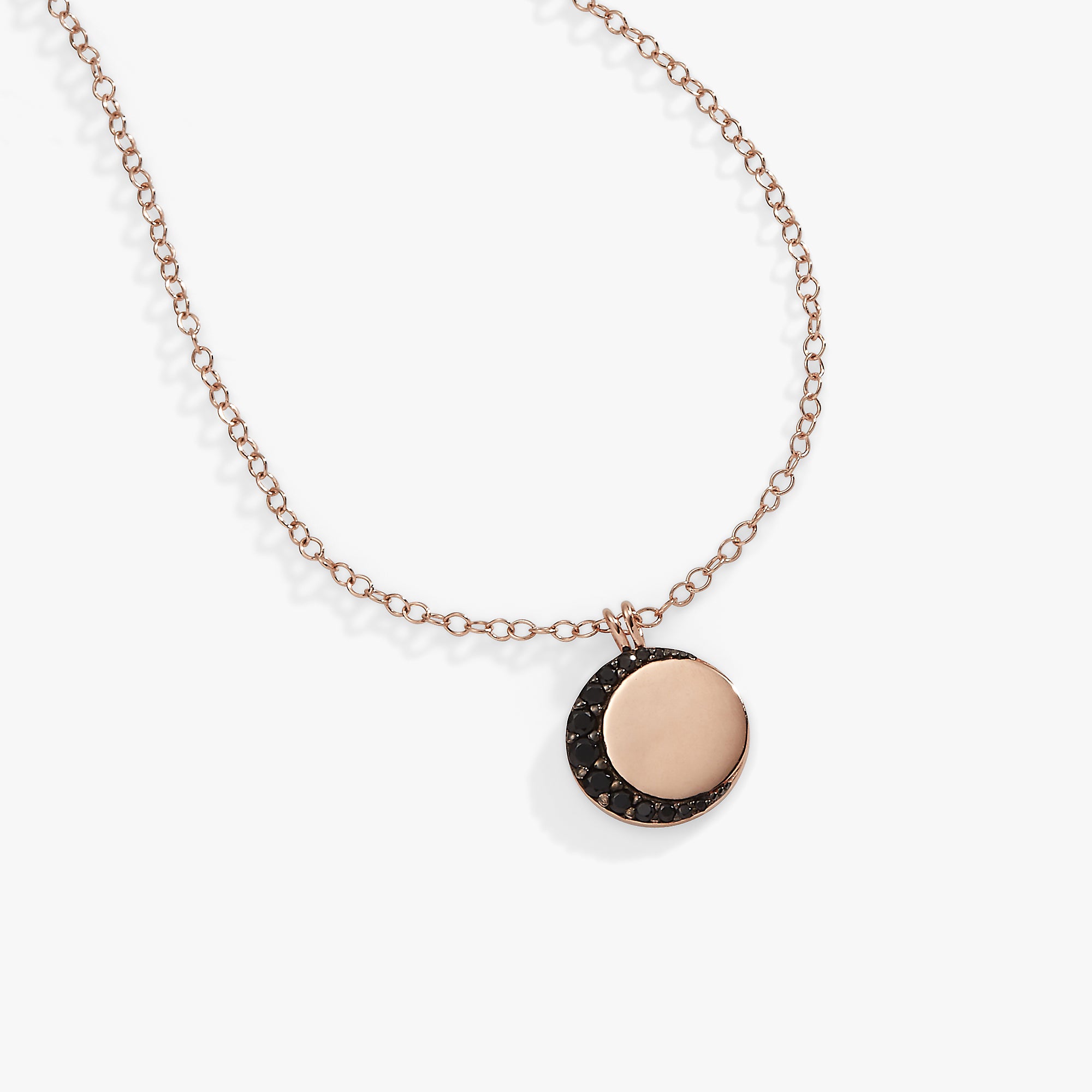 Crescent Moon Pendant Necklace for Women - Sterling Silver Moon Charm Jewelry - Perfect for Everyday Wear, Gift Giving & Boho Fashion