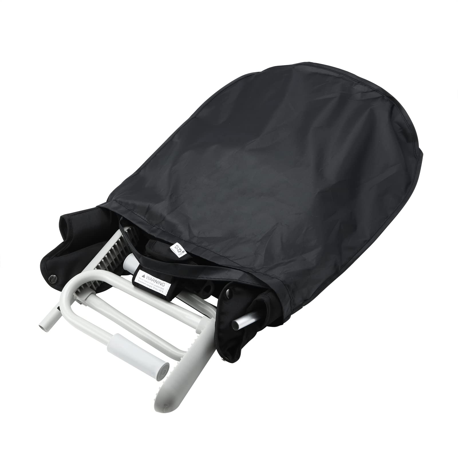 PandaEar Portable Baby High Chair - Travel Hook On Dining Booster Seat for Infants & Toddlers | Clip On Table Chair for Safe & Comfortable Feeding at Home, Restaurants, or Outdoor Picnics (Black)