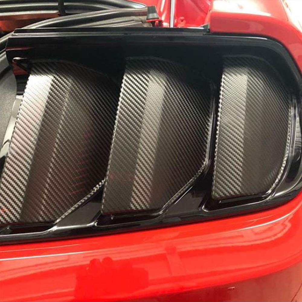 Premium Car Headlight & Taillight Tint Film Kit - Dark Smoke Carbon Universal Wrap (20