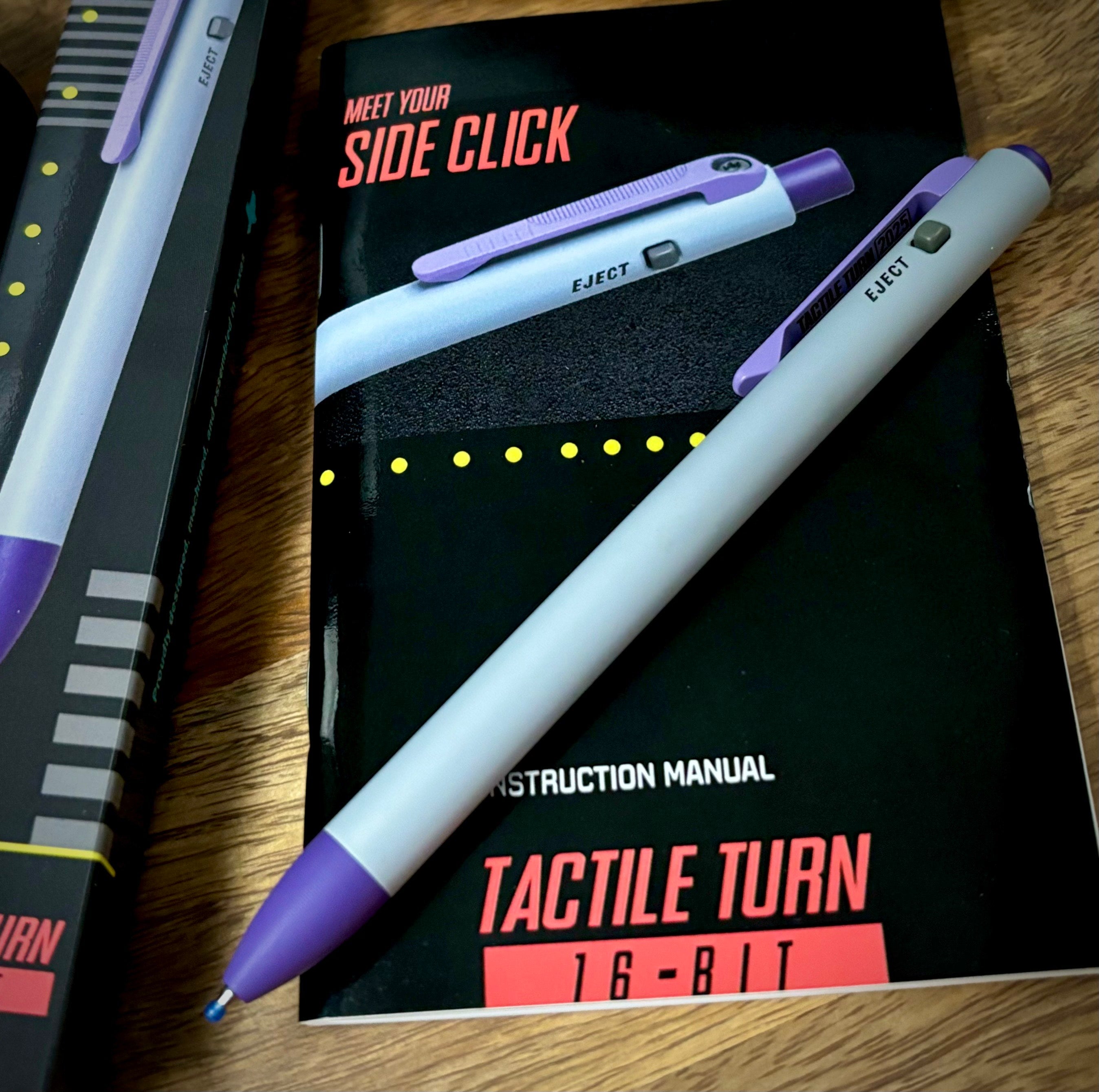 Tactile Turn Side Click Standard Pen - 16 Bit Seasonal Release - Premium Machined Writing Tool for Office, School & Everyday Use