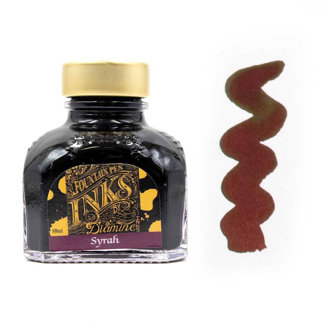 Premium Diamine Ink Bottle 80ml - Vibrant Fountain Pen Ink for Calligraphy, Journaling & Artistic Writing - Smooth Flow & Rich Colors