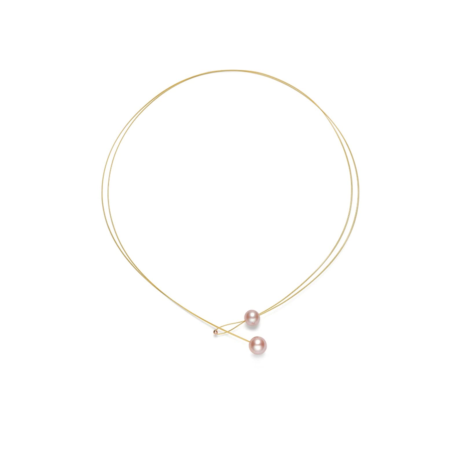 Elegant Round Freshwater Pearl Necklace - Purple Pearl Pendant for Women, Fashionable & Simple Jewelry Gift for Her | Perfect for Weddings, Parties & Everyday Wear