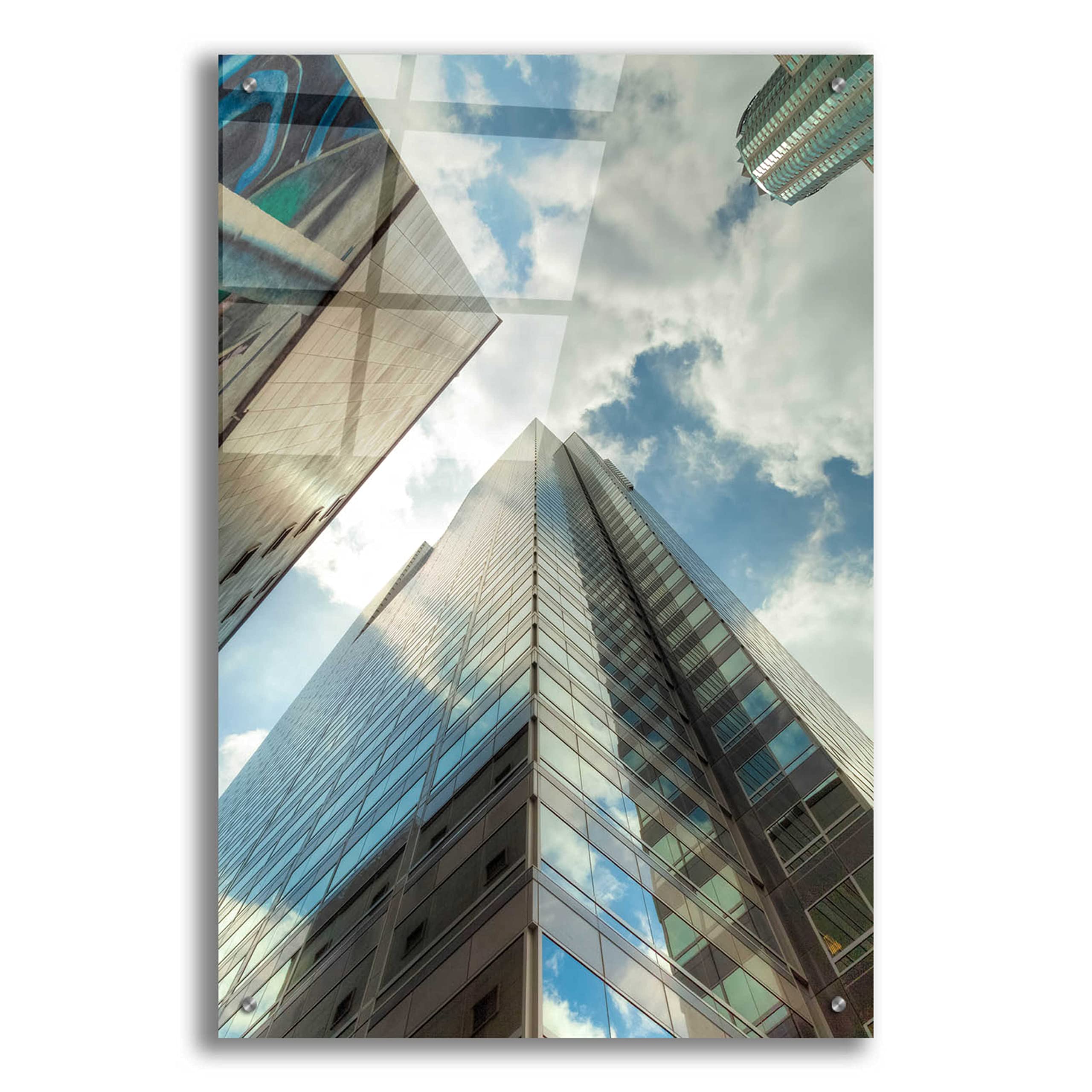 Epic 'Imposing' Acrylic Glass Wall Art by Chris Moyer - 24x36 Inches Modern Abstract Painting for Living Room, Bedroom & Office Decor