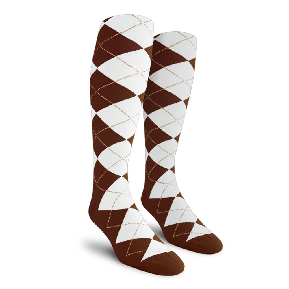 Colorful Knee High Argyle Cotton Socks for Men, Women & Youth - Comfortable & Stylish (AA-ZZ) - Perfect for School, Work & Casual Wear