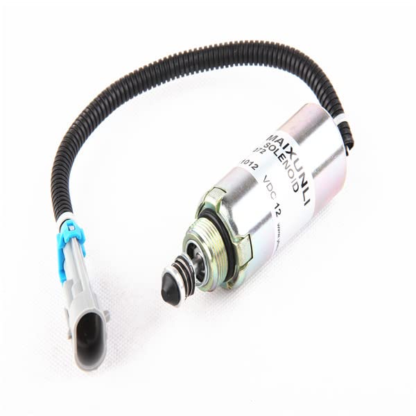 12V Fuel Shutoff Solenoid Valve 33072 Compatible with GM 6.5L Diesel Engines (1994-2005) - Perfect for Engine Repair & Maintenance