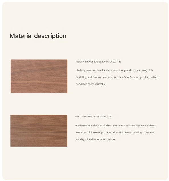 Solid Black Walnut Wood Platform Bed - No Headboard, Box Spring Free - Perfect for Modern Bedrooms & Minimalist Home Decor