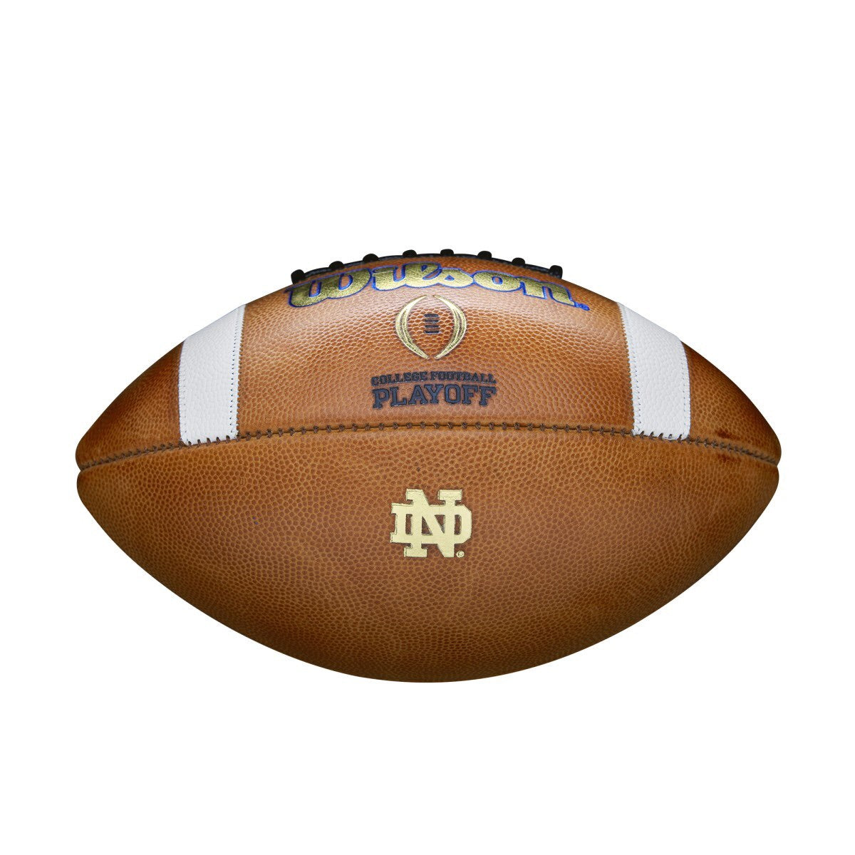 Notre Dame Gold Foil ND College Football - Wilson Official Game Model Football - Perfect for Game Day, Tailgating & Sports Memorabilia Collection