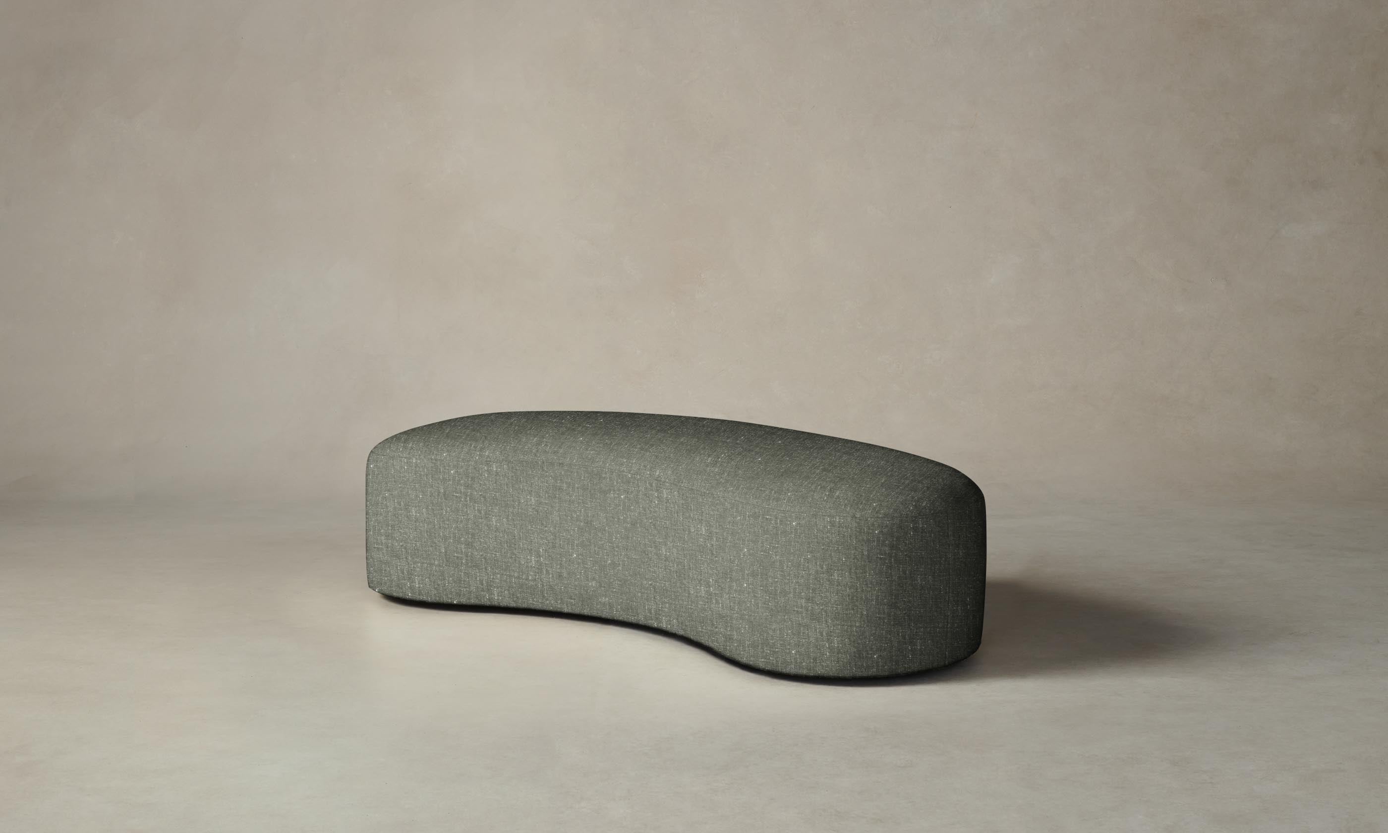Chelsea Daybed with Heritage Belgian Linen in Thyme Color - Perfect for Guest Rooms, Sunrooms & Cozy Reading Nooks