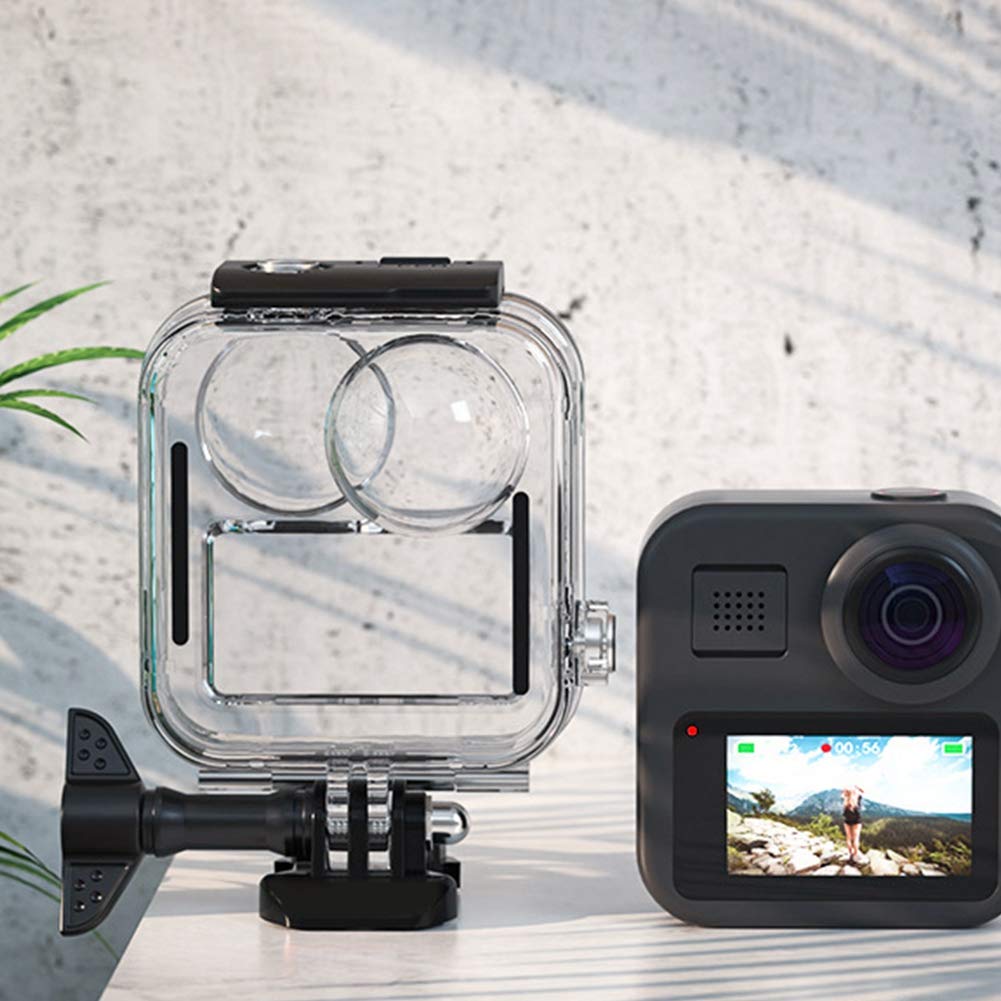Waterproof Camera Case for Action Cameras - 20m Depth Underwater Protection with Safety Lock Buckle - Ideal for Travel, Snorkeling, Surfing & Outdoor Adventures