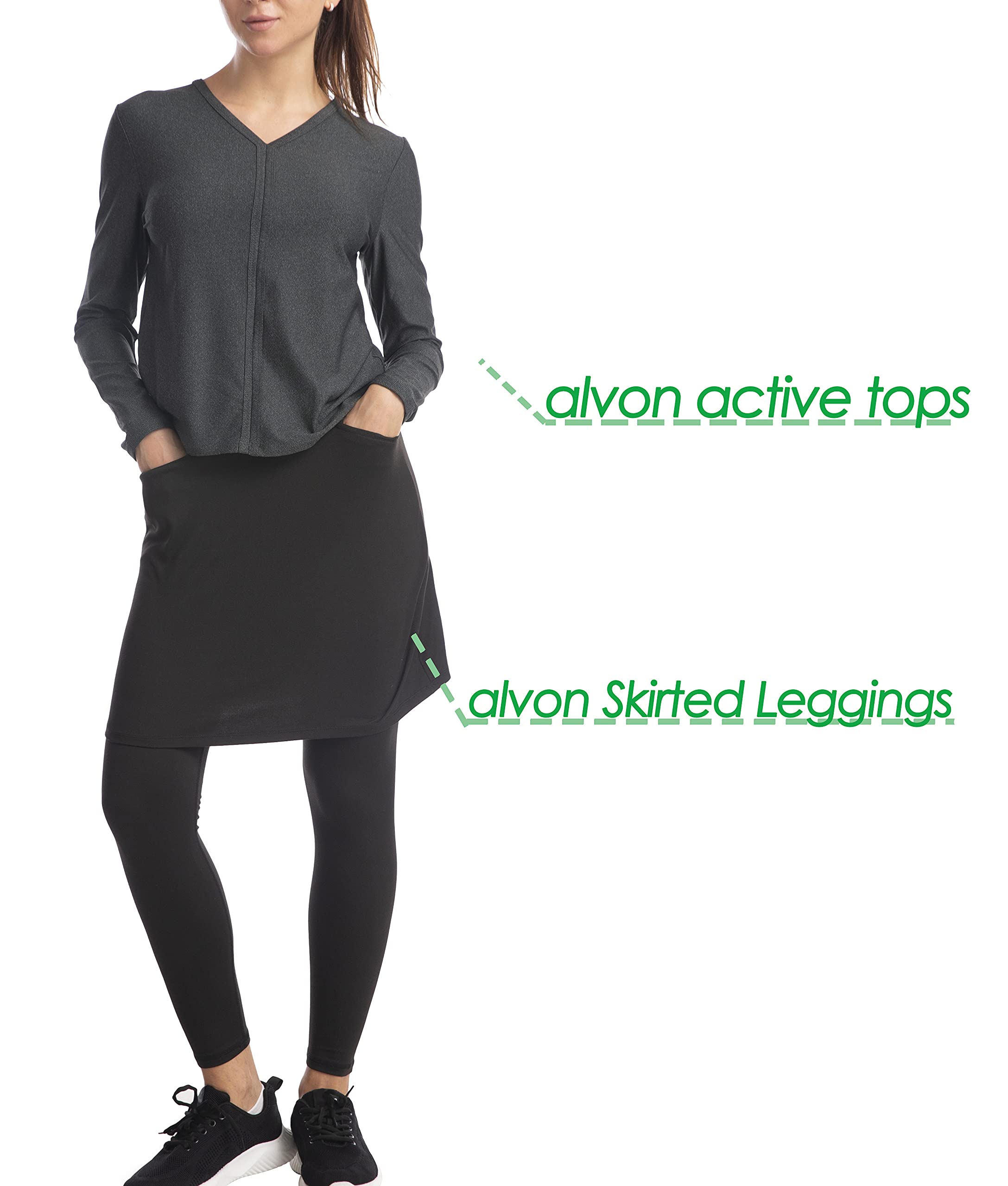 Alvon Women's Classic Fashion Sneakers - Comfortable Casual Shoes for Walking, Running & Everyday Wear | Trendy & Lightweight Design for Work, Travel & Outdoor Activities