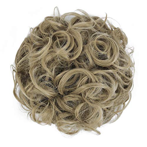 Classic Curly Chignon Hairpiece Bun - Elegant Synthetic Hair Bun for Women | Perfect for Weddings, Prom, Cosplay & Everyday Hairstyles