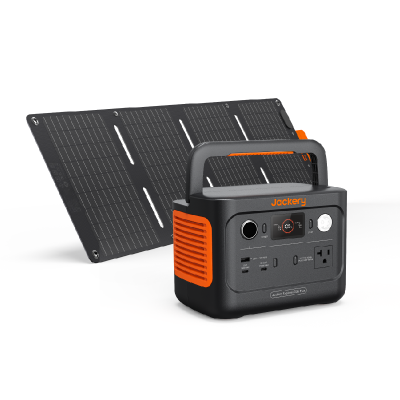Jackery Solar Generator 300 Plus Portable Power Station - Certified Refurbished | Solar Charging for Camping, RV Trips & Emergency Backup Power