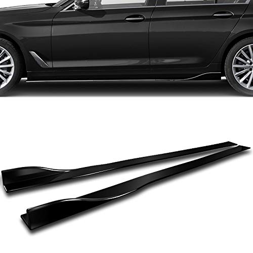 3PCS Front Bumper Body Kit Spoiler Lip + 6PCS Side Skirt Extensions Splitters Diffuser for 2015-2017 Hyundai Sonata - 86