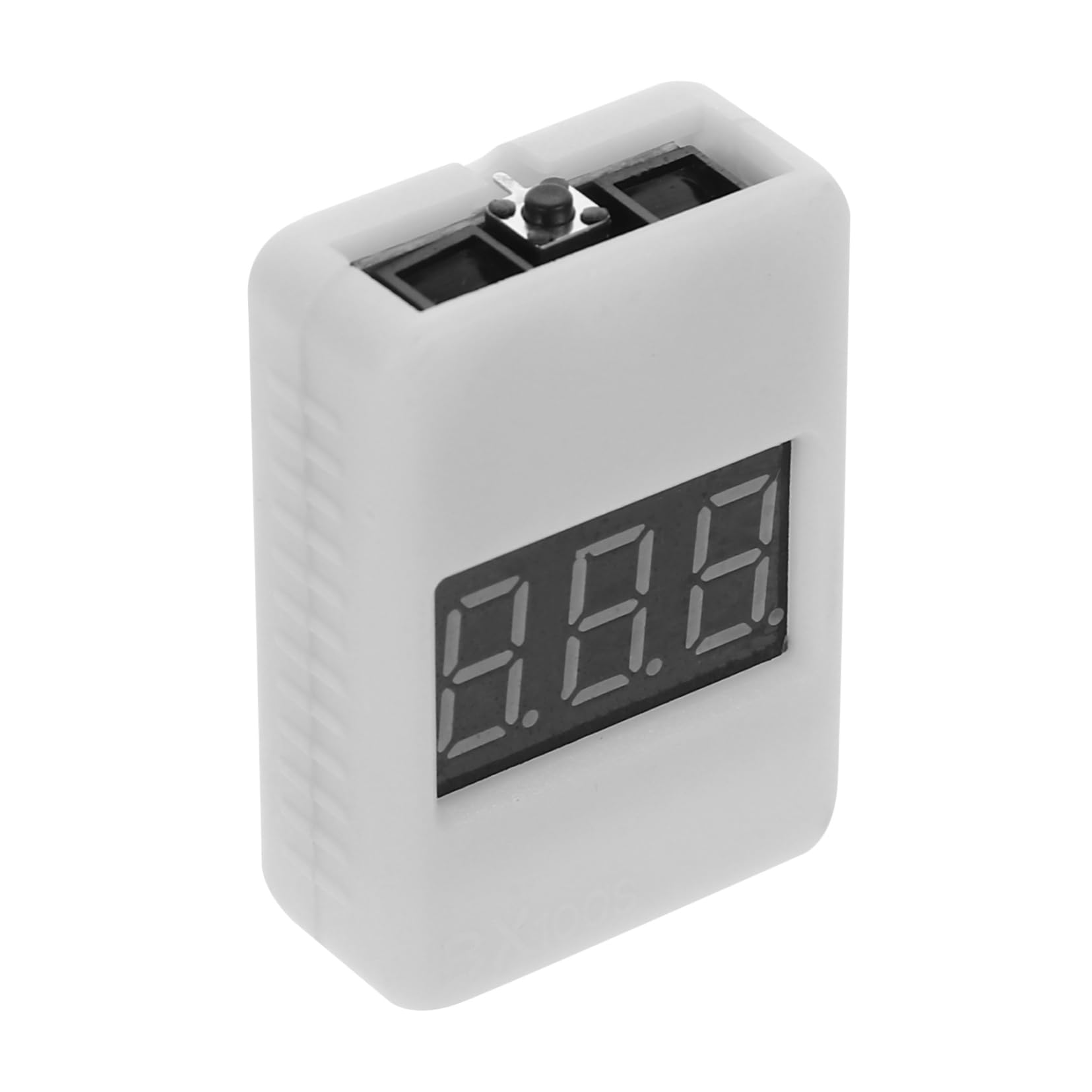 JECOMPRIS White Plastic Digital Battery Tester - AA AAA 9V Lithium Ion Battery Voltage Monitor & Checker for Home, Office, Electronics Repair | Essential for Emergency Power Outage Kits, DIY Projects & Battery Maintenance | Ideal for Flashlights, Toys, Remote Controls, Smoke Detectors & Household Electronics