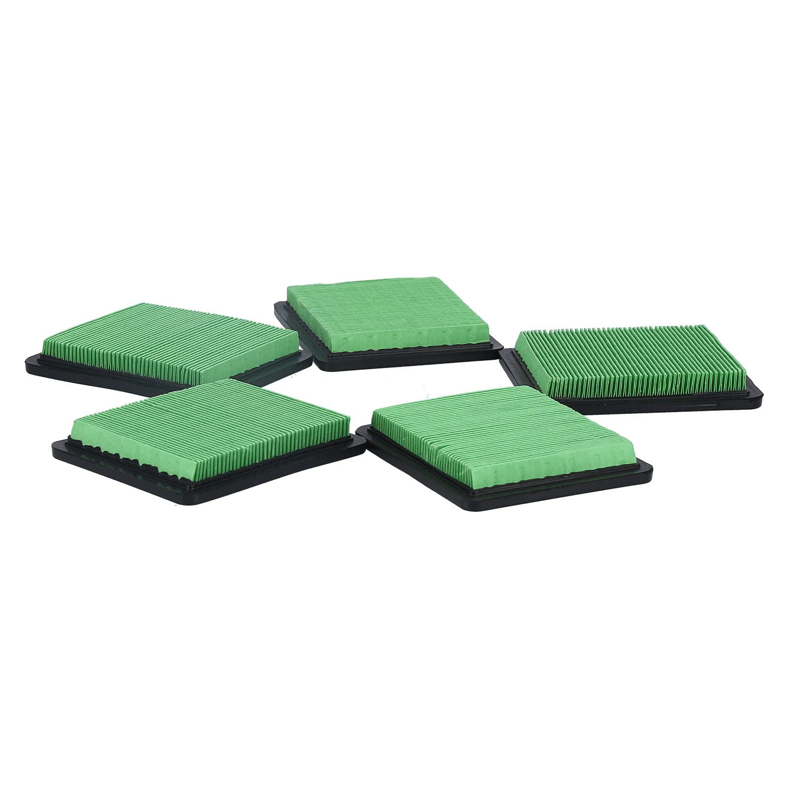 5Pcs Flat Air Filter Cartridge Element Vinyl Paper 491588 - Replacement Air Filters for High Pressure Washer Water Pump - Compatible with Pressure Washers, Cleaning Equipment & Outdoor Power Tools