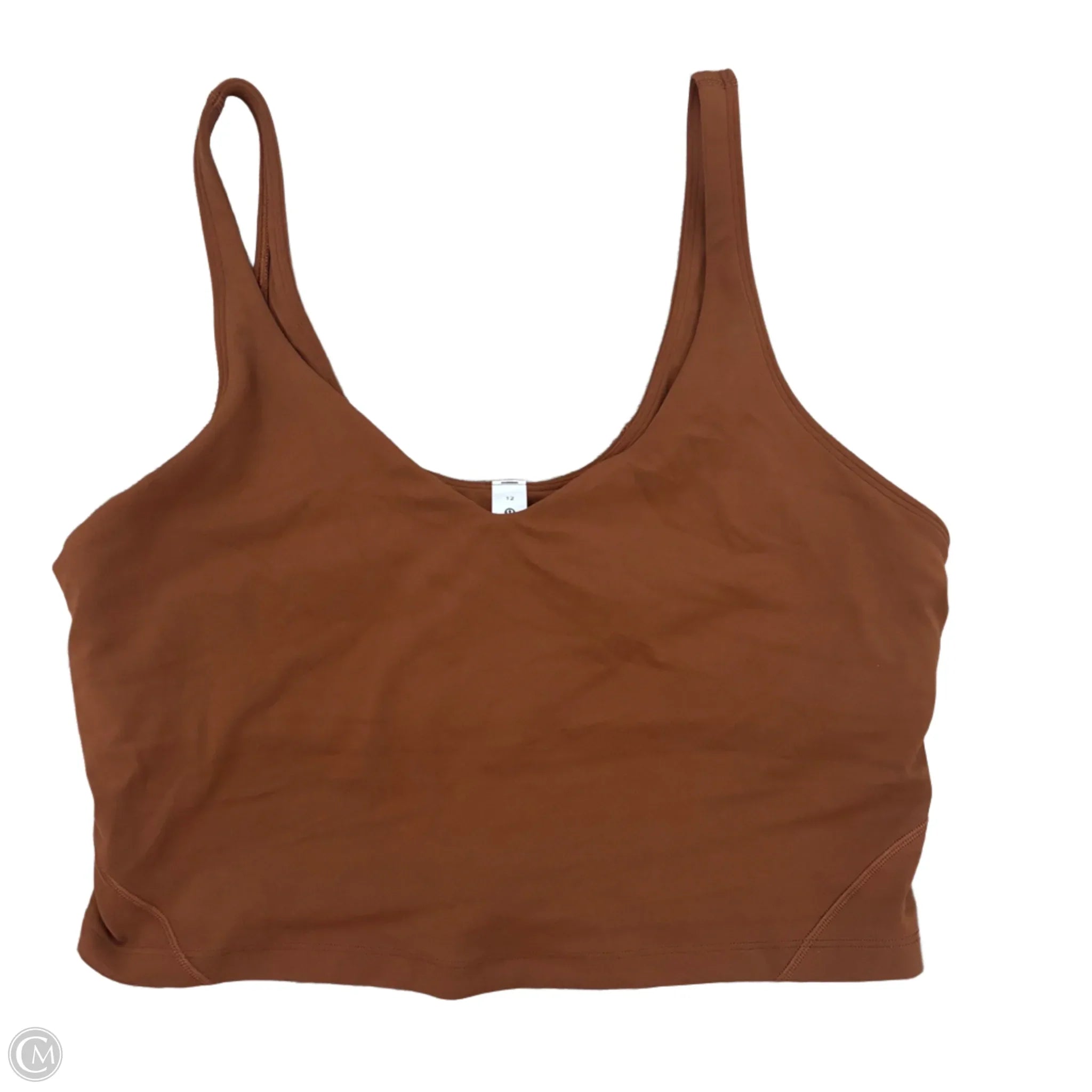 Lululemon Women's Athletic Sports Bra - Medium Support, Breathable & Comfortable for Yoga, Running & Workouts - Size L, Brown