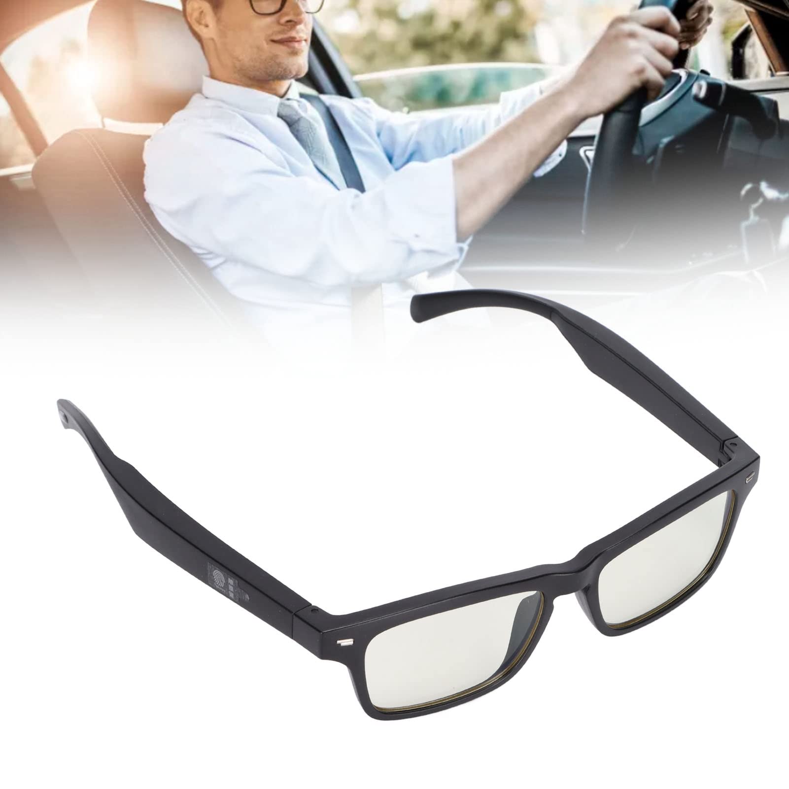 Smart Glasses with Anti-Blue Light Lens, Long Battery Life, Lightweight & Comfortable Touch Control - Perfect for Meetings, Travel & Outdoor Activities