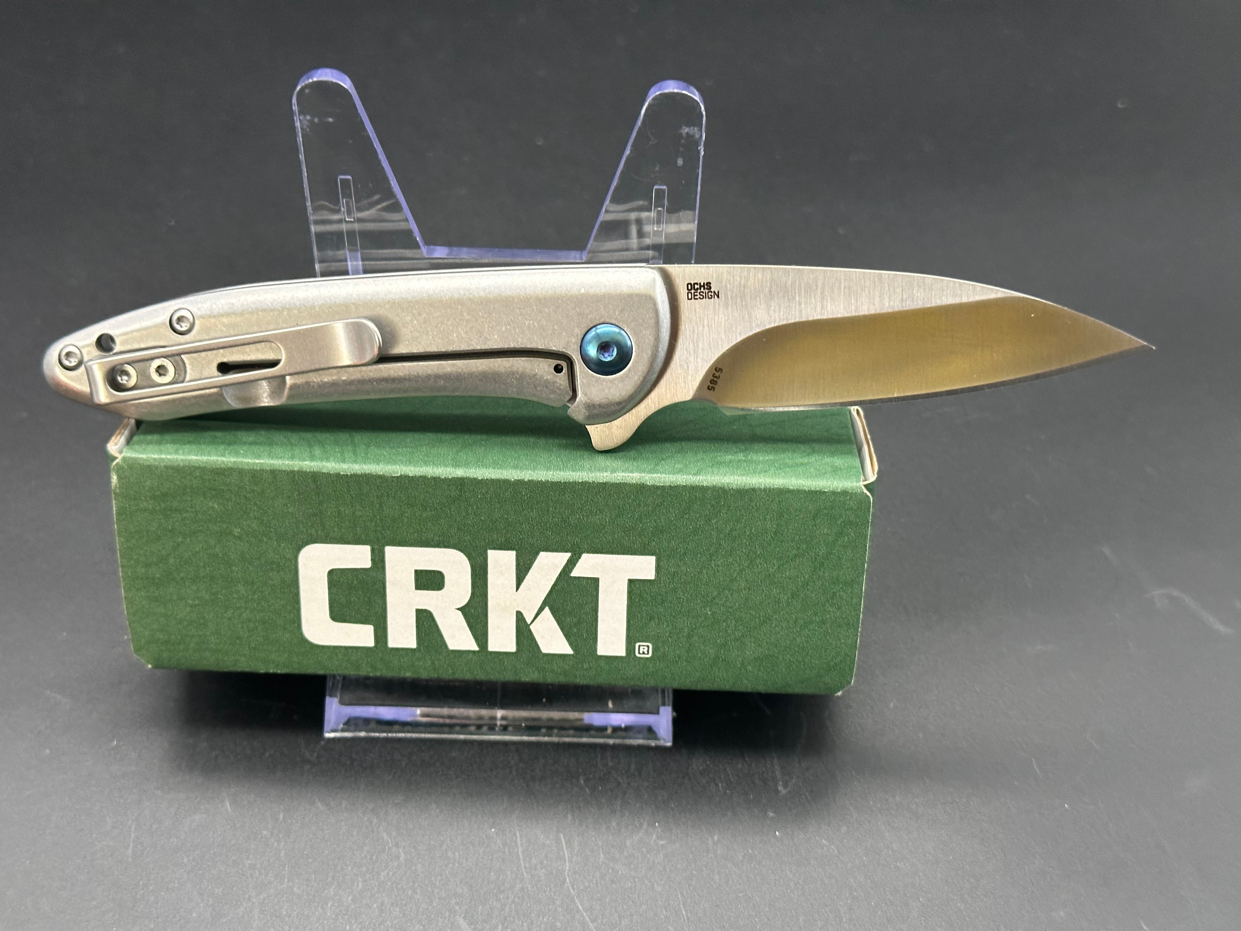 CRKT Delineation EDC Pocket Knife - Compact Folding Knife with Stainless Steel Blade for Outdoor, Camping & Everyday Carry (EDC) - Perfect for Hiking, Survival & Utility Tasks