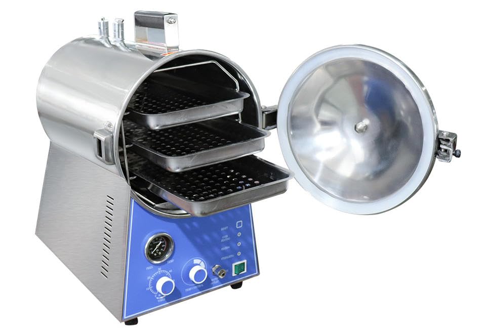 24L Automatic Table Top Pressure Steam Autoclave Sterilizer - Fast US Shipping | Perfect for Dental Clinics, Tattoo Studios & Medical Facilities