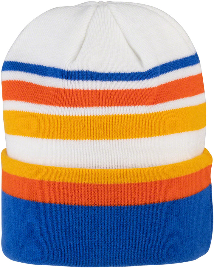 45NRTH Dawning Beanie - Winter Warm Fleece Lined Hat for Men & Women - Yellow/Orange/Blue One Size - Perfect for Skiing, Snowboarding & Outdoor Winter Activities