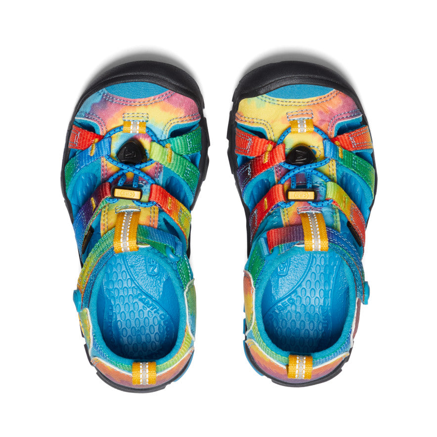 Little Kids' Seacamp II CNX Water Shoes - Vivid Blue/Original Tie Dye for Beach, Pool & Outdoor Play