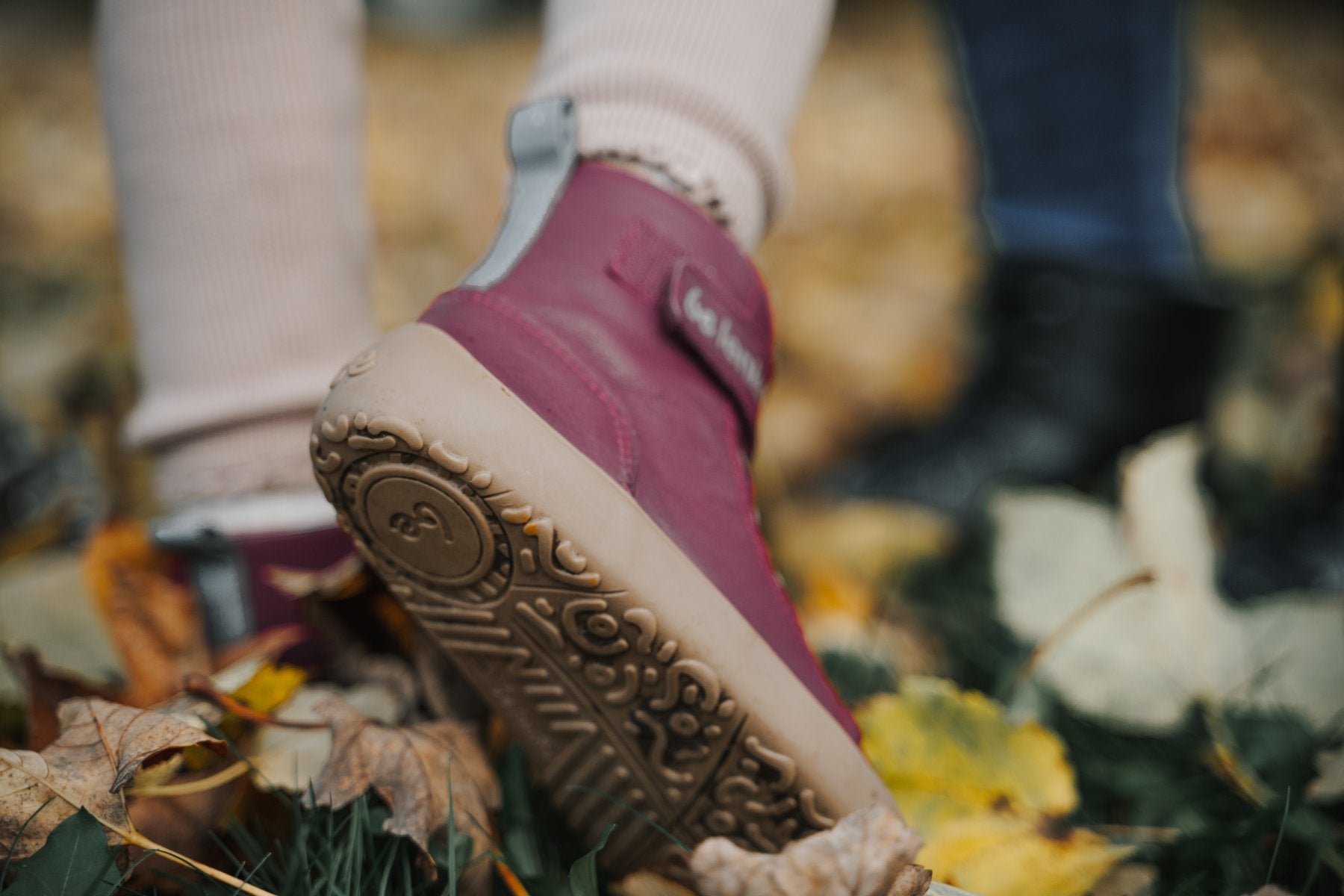 Barefoot Be Lenka Winter Kids Shoes - Dark Cherry Red | Comfortable & Warm for Indoor & Outdoor Play