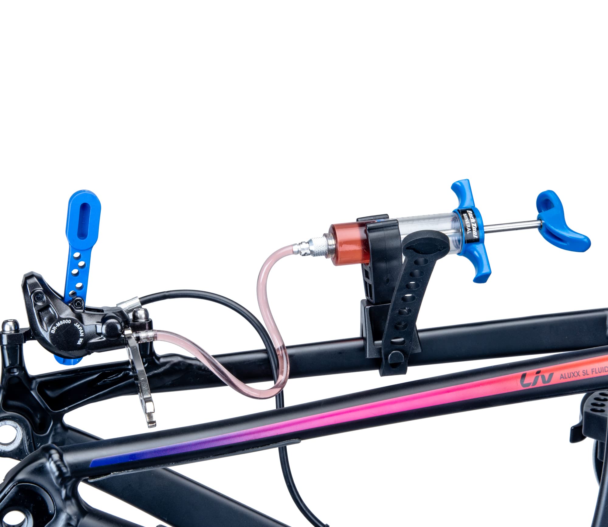 Park Tool BKM-1.2 Professional Hydraulic Brake Bleed Kit for Mineral Oil Bikes - Complete Brake Maintenance Set for MTB, Road & E-Bikes - Perfect for Home Mechanics & Bike Shops