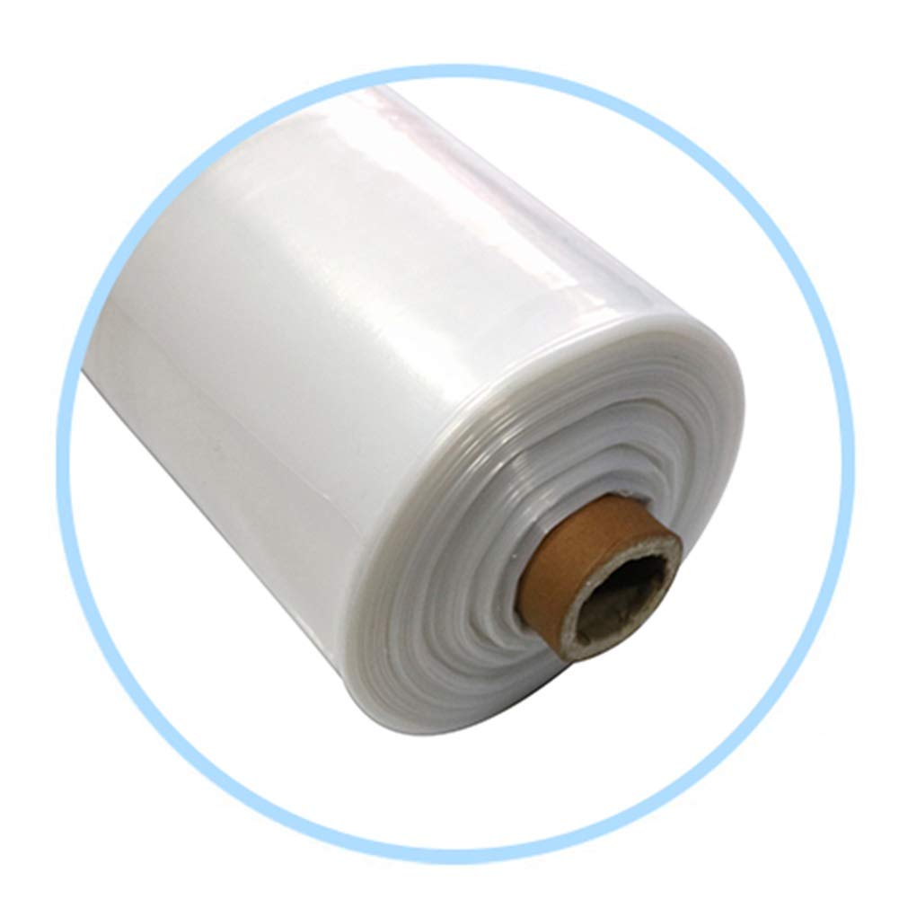 LJIANW Clear Polyethylene Greenhouse Plastic Film - 4x8m UV Resistant Tarp for Plant Protection, Seed Germination & Garden Tunnels - Weatherproof Frost Cover for Harsh Conditions (Ideal for Backyard Gardening, Greenhouses & Winter Plant Care)