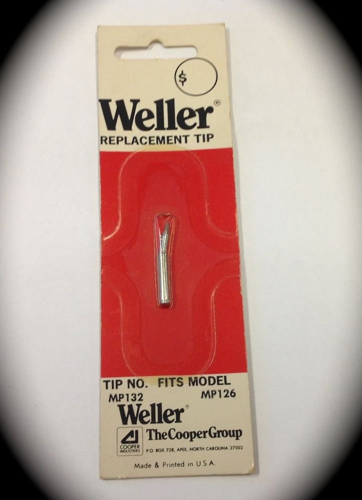 Weller MP132 Soldering Iron Tip - High Performance Replacement Tip for Weller Soldering Stations - Perfect for Electronics Repair, DIY Projects, and Professional Soldering Work