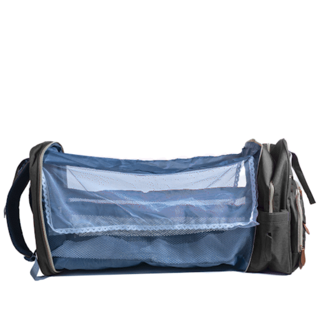 BabyBear Diaper Bag Backpack - Large Insulated Baby Bag with Changing Pad, Stroller Straps & Multiple Pockets for Travel, Daycare & Outings
