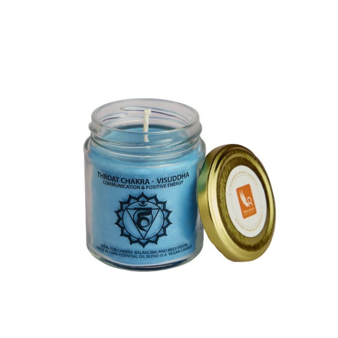 RESONANCE Seven Chakra Meditation Set - Natural Wax Medium Jar Candle for Yoga, Reiki Healing & Spiritual Relaxation