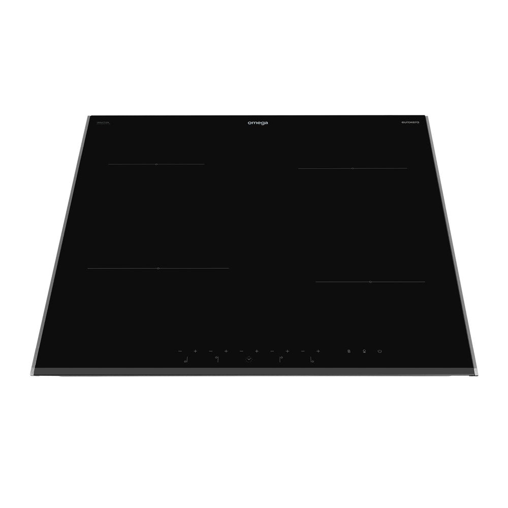 Omega 60cm Induction Cooktop - 10 Amp Power Phasing OCI604PPTZ - Fast Heating Electric Stove for Home Kitchen, Restaurant & Outdoor Cooking