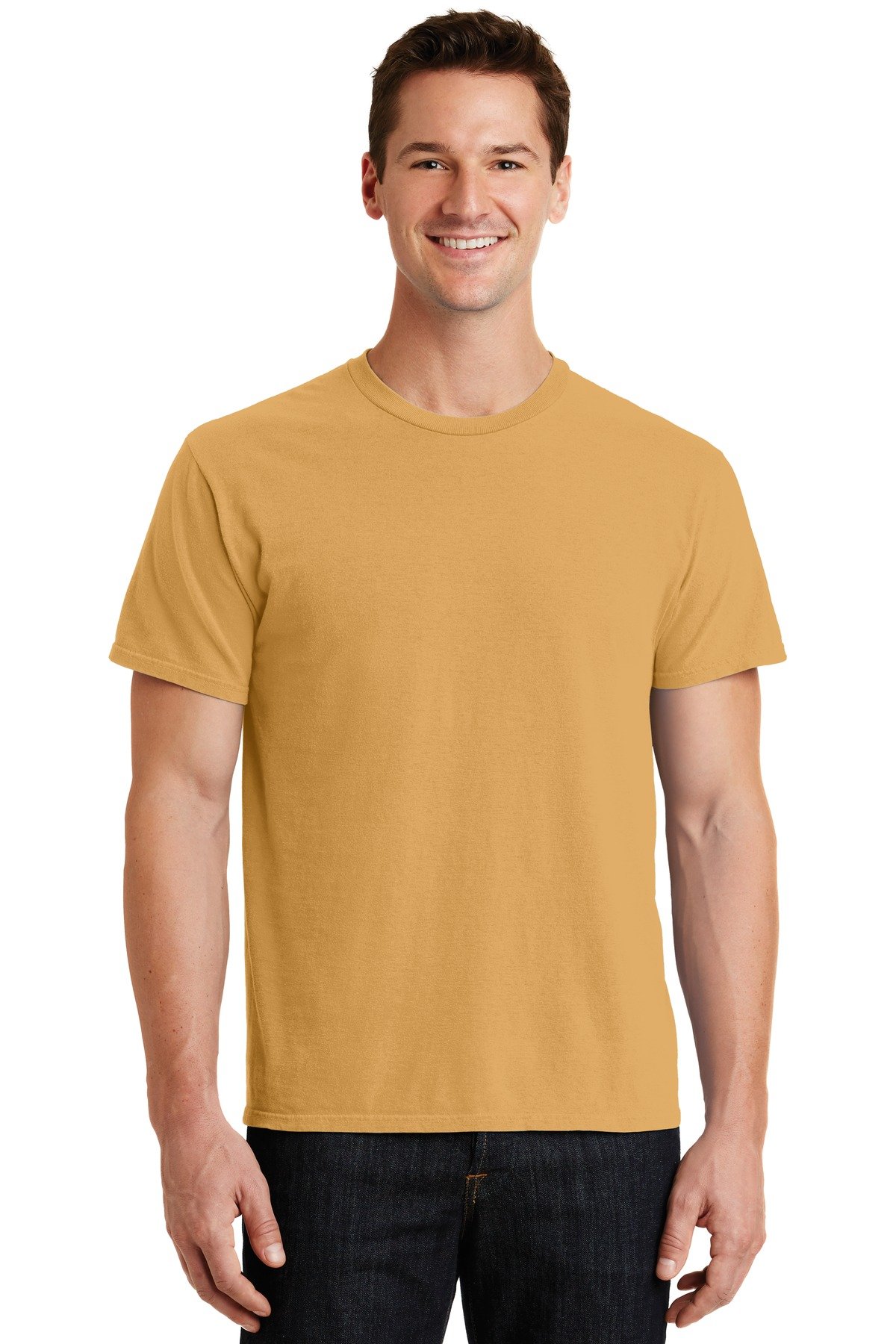 Port & Company Beach Wash Garment-Dyed Tee - Soft Vintage Washed Cotton T-Shirt for Men & Women - Perfect for Casual Wear, Beach Outings & Summer Vacations
