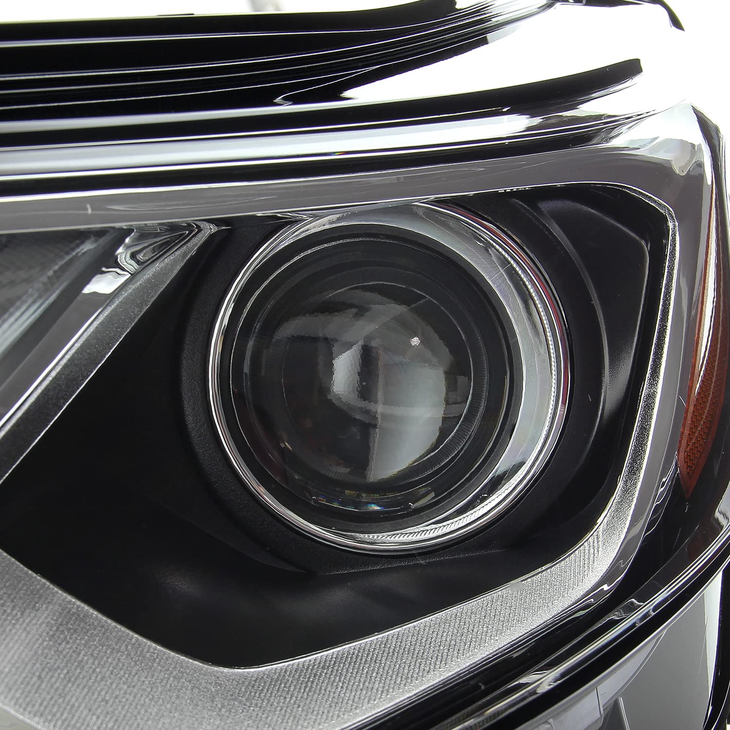 AKKON LED Headlights for 2018-2021 Chevy Equinox - HID/Xenon Style DRL Chrome Headlamp Pair (Driver Left + Passenger Right) | Upgrade Your Car Lighting for Night Driving & Enhanced Visibility