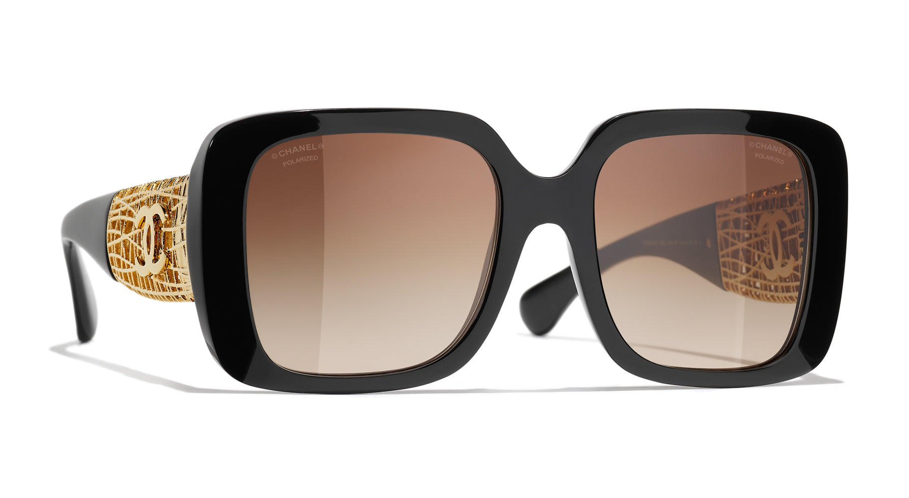 Original Chanel 5532 Sunglasses - Luxury Designer UV Protection Shades for Women - Perfect for Beach, Driving & Fashion Outfits