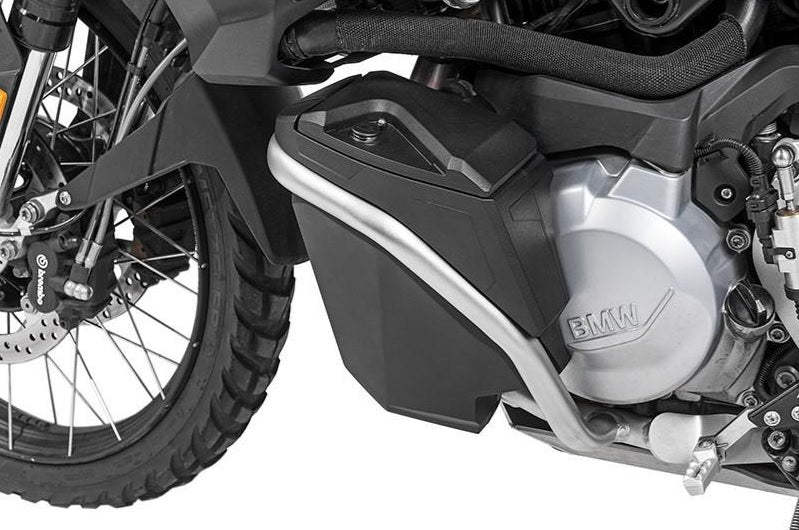 Touratech F850GS F750GS Tool Box for BMW Crash Bars - Durable Motorcycle Storage for Adventure Riding & Off-Road Travel
