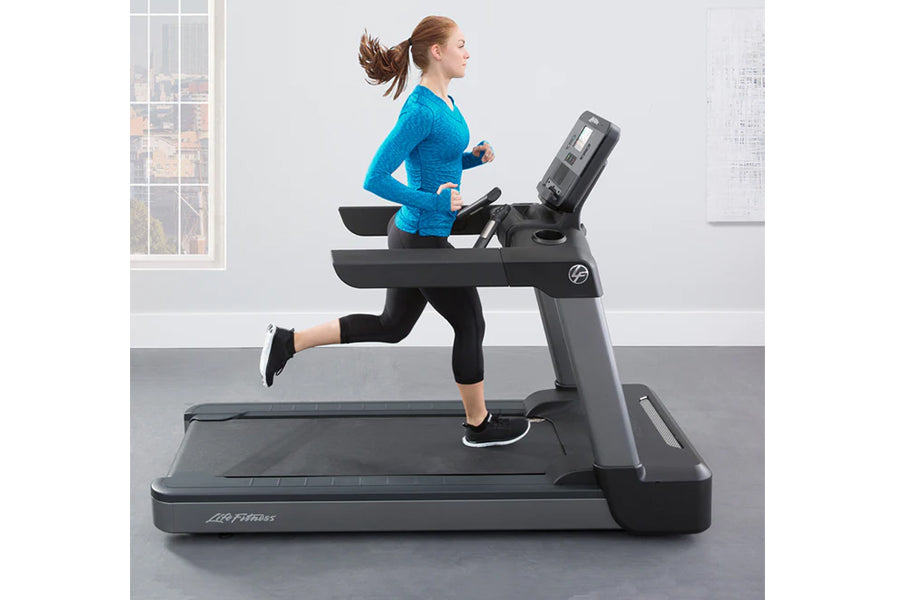 Life Fitness Club Series+ (Plus) Treadmill - Premium Commercial Grade Running Machine for Home & Gym Use - Perfect for Cardio Workouts, Weight Loss & Fitness Training