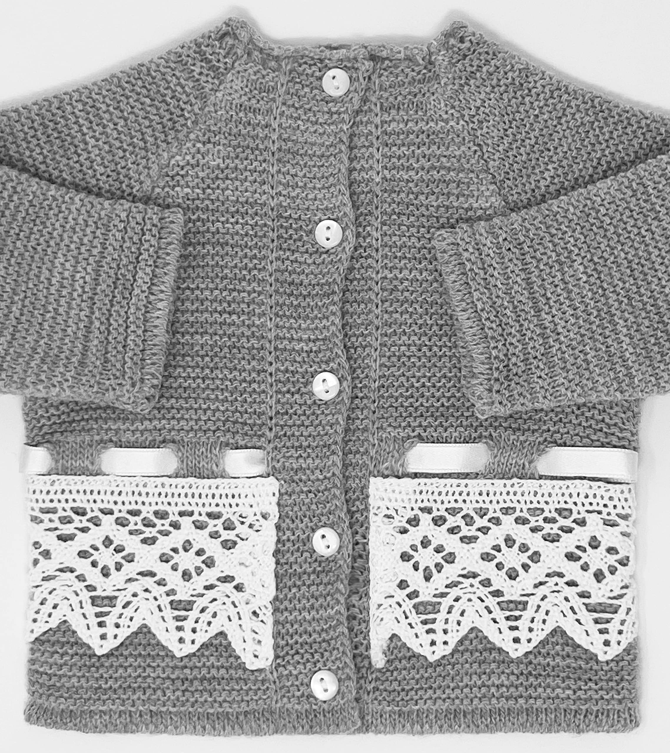 Newborn Baby Knitted Clothes Set - Soft Cotton Coming Home Outfit for Boys & Girls | Perfect for Hospital Photos, Christening & First Birthday