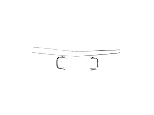 1968 Dodge Charger Grille Molding Kit - 4 Piece Replacement Trim Set for Classic Car Restoration | Perfect for Auto Enthusiasts & Show Car Upgrades