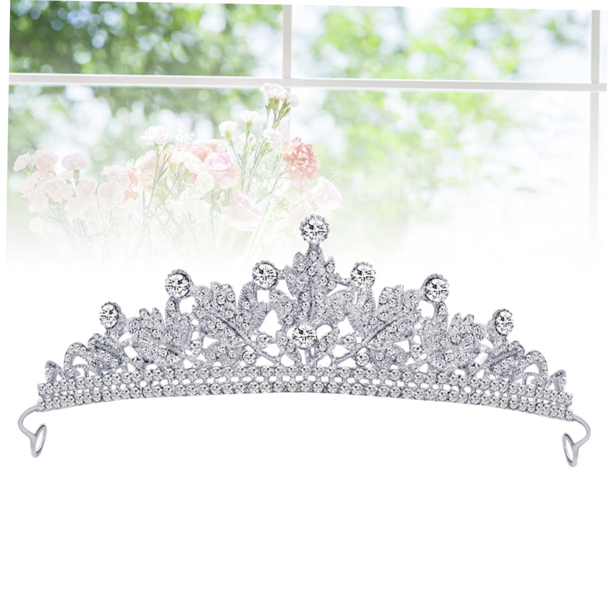 Beavorty 3-Piece Bridal Headpiece Set - Rhinestone & Pearl Wedding Tiara, Headband & Hair Jewelry for Women | Perfect for Bridal Shower, Wedding Ceremony & Reception Accessories