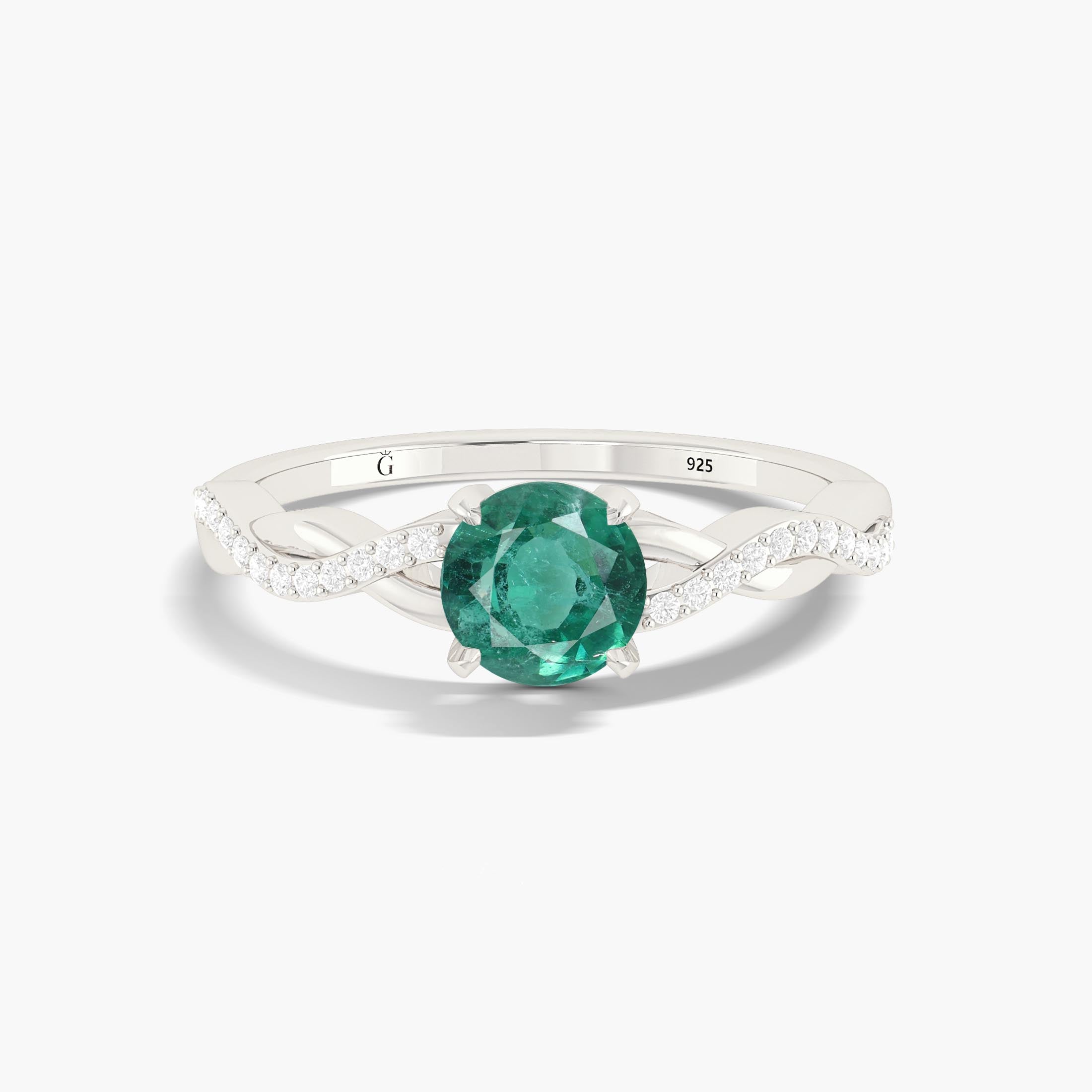 Green Emerald Ring – Elegant Jewelry Gift for Her, Birthstone & Anniversary Present – Perfect for Weddings, Engagements & Special Occasions