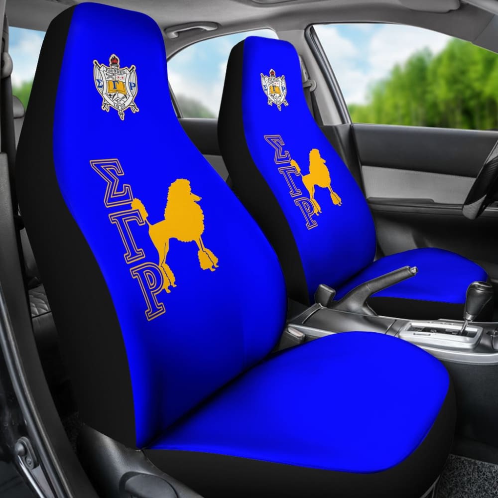 Premium Sigma Gamma Rho Car Seat Covers - Universal Fit, Durable & Stylish - Perfect for Cars, Trucks & SUVs - Protect Your Seats in Style for Daily Commute & Road Trips