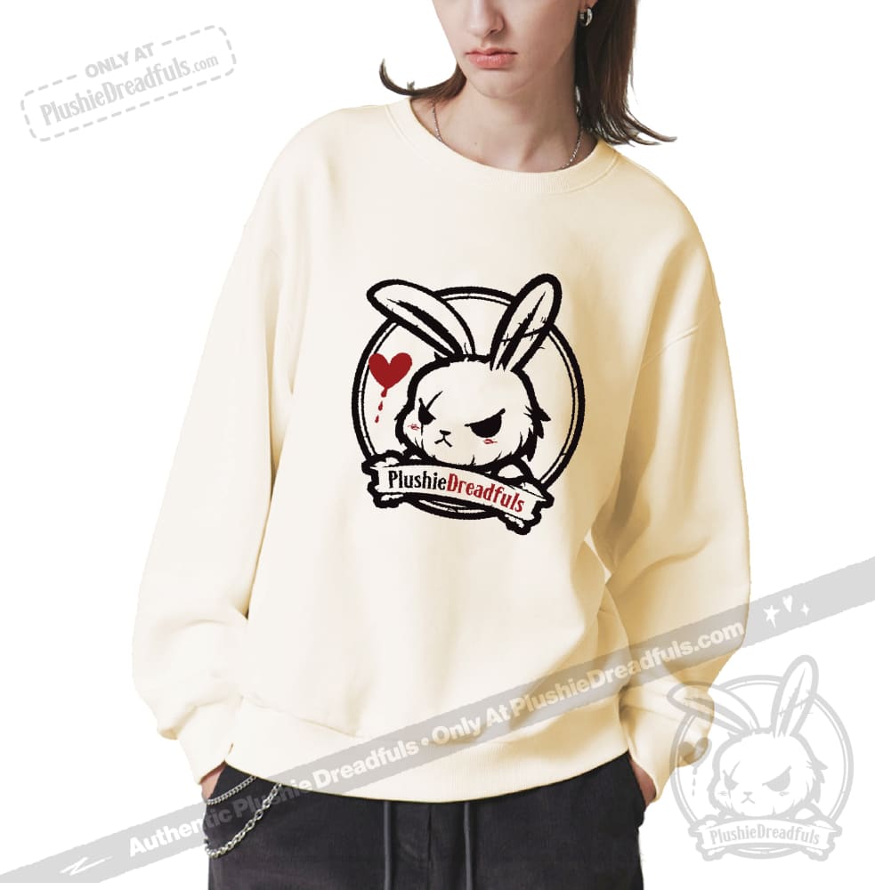 Plushie Dreadfuls Logo Sweatshirt - Soft Cotton Hoodie for Anime & Kawaii Fashion Fans - Perfect for Cosplay, Conventions & Casual Wear