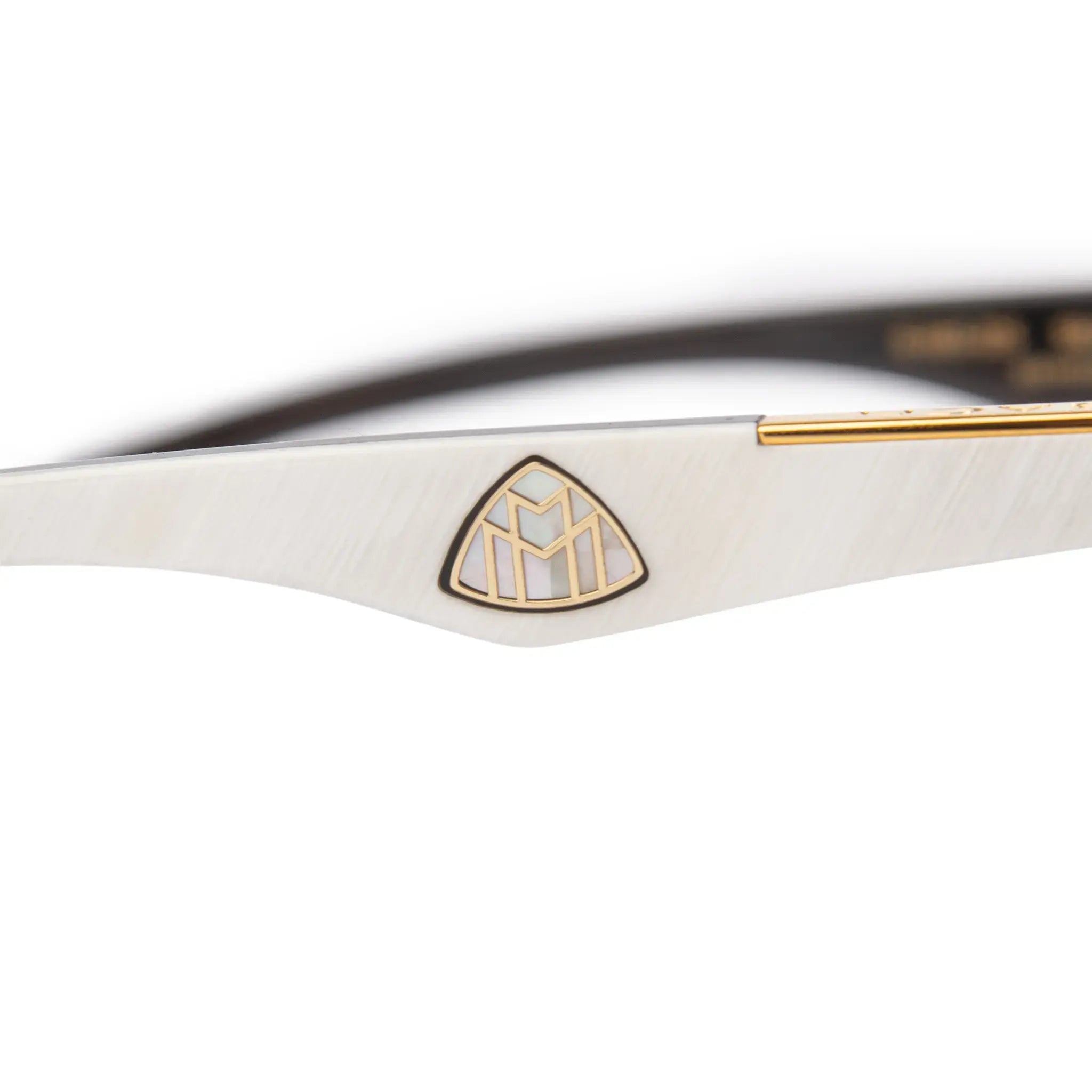 Maybach Eyewear The Artist III G HAS Z25 Custom Gold Grey Fade Diamond Cut Polarized Sunglasses for Men - Luxury Fashion Shades for Driving, Beach & Outdoor Activities