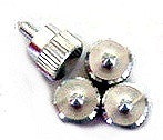 Lian Li Silver Thumb Screws - Set of 4 | Easy-to-Install PC Case Screws for Computer Builds & Hardware Upgrades