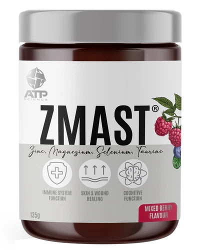 ATP Science Zmast - Premium Zinc Supplement for Immune Support & Skin Health | Boosts Energy & Metabolism | Ideal for Athletes, Fitness Enthusiasts & Daily Wellness