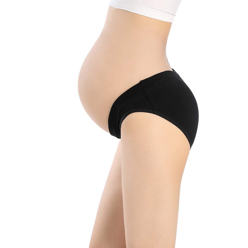 Suekaphin Women's Maternity Panties - Soft Cotton Under Bump Briefs for Pregnancy & Postpartum Comfort - Perfect for Everyday Wear, Sleeping & Hospital Stay