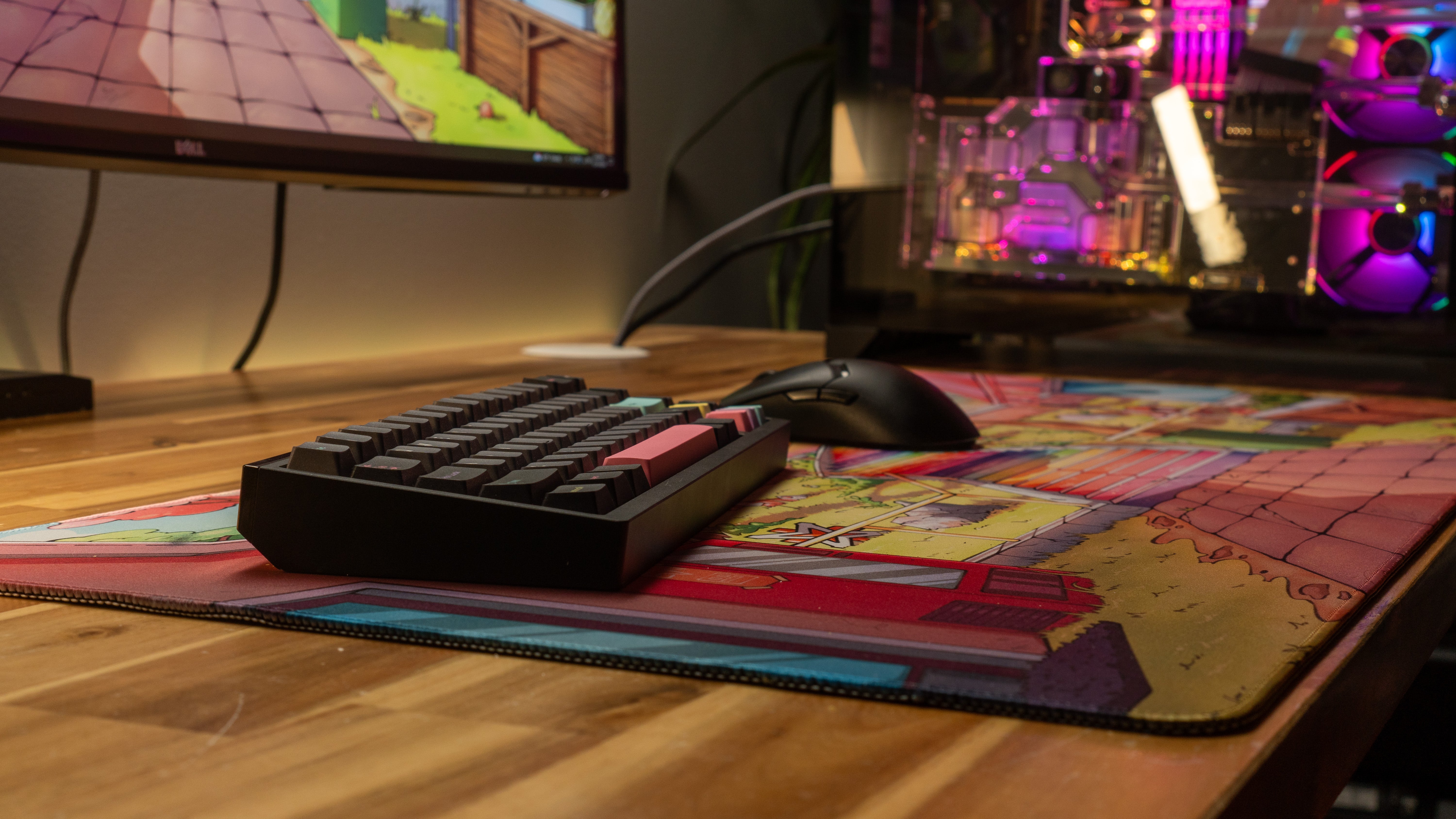 EricVanWilder Touching Grass Limited Edition Gaming Mouse Pad - Large Desk Mat for PC & Mac, Ergonomic Design for Gamers & Content Creators - Perfect for Gaming Setups, Office & Home Workspaces