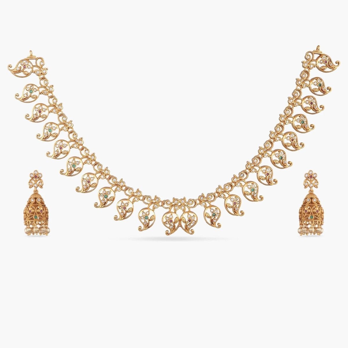 Zeel Antique Necklace Set for Women - Vintage Jewelry with Elegant Pendant - Perfect for Weddings, Parties & Special Occasions
