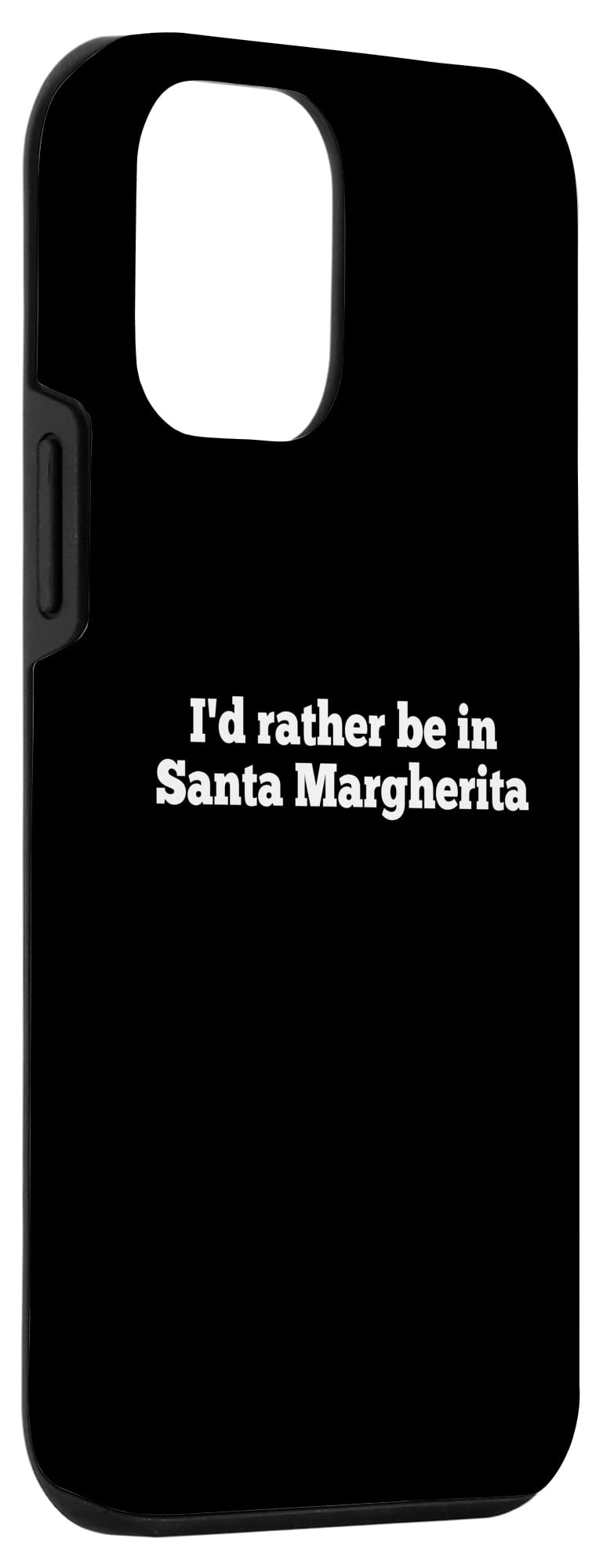 Funny Santa Margherita Ligure Italy Italian Riviera Souvenir iPhone 12 Mini Case - Durable Protective Cover for iPhone 12 Mini - Perfect Gift for Travel Lovers & Italy Fans (Use for Vacation, Travel, Daily Protection)